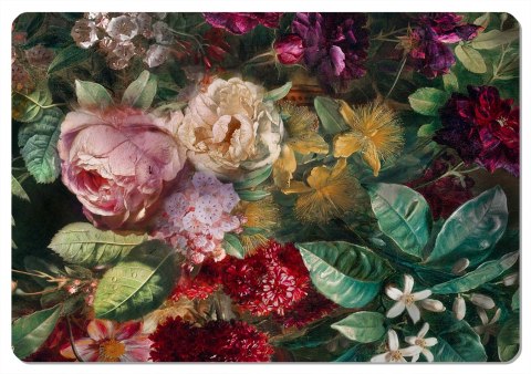 Podkładka prostokątna na stół 29×42 cm, wzór Bukiet - ekologiczny filc, pranie 40 °C, Bertoni