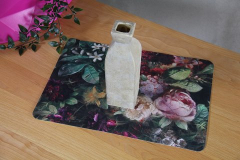 Podkładka prostokątna na stół 29×42 cm, wzór Bukiet - ekologiczny filc, pranie 40 °C, Bertoni