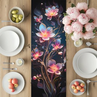 Bieżnik na stół Aurora 115x40 cm - ekologiczny filc, ochrona stołu, dekoracyjny wzór, Bertoni