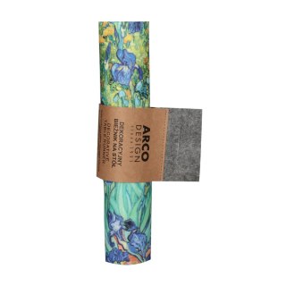 Bieżnik na stół Irises 95×33 cm - ekologiczny filc, ochrona stołu, dekoracyjny wzór, Bertoni