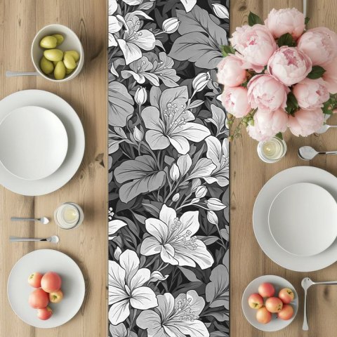 Bieżnik na stół Katara 95×33 cm - ekologiczny filc, ochrona stołu, dekoracyjny wzór, Bertoni