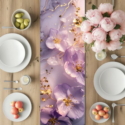 Bieżnik na stół Layla 95×33 cm - ekologiczny filc, ochrona stołu, dekoracyjny wzór, Bertoni