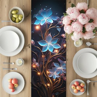 Bieżnik na stół Leia 95×33 cm - ekologiczny filc, ochrona stołu, dekoracyjny wzór, Bertoni