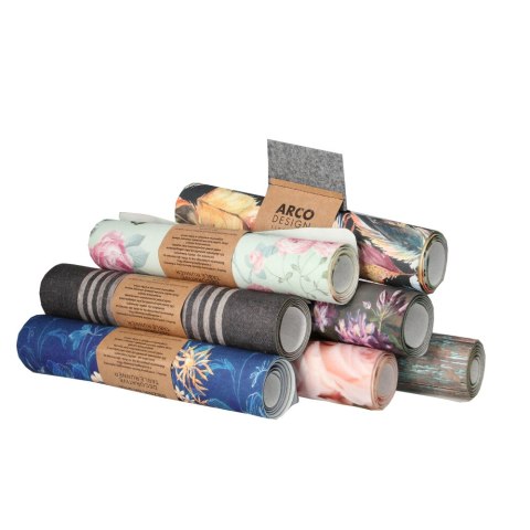 Bieżnik na stół Midnight 95×33 cm - ekologiczny filc, ochrona stołu, dekoracyjny wzór, Bertoni