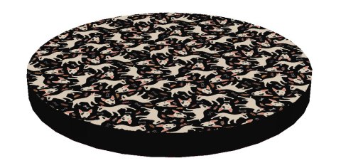 Legowisko dla KOTA /Materac z elastycznej pianki Ring 55 cm Bullteriers