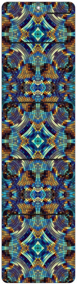 Organizer ścienny z filcu Bertoni Barcelona 25×95 cm - antracyt, nadruk HD, kieszenie, dekoracyjny i praktyczny