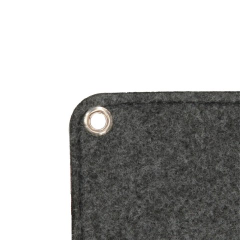 Organizer ścienny z filcu Bertoni Mallorca 25×95 cm - antracyt, nadruk HD, kieszenie, dekoracyjny i praktyczny