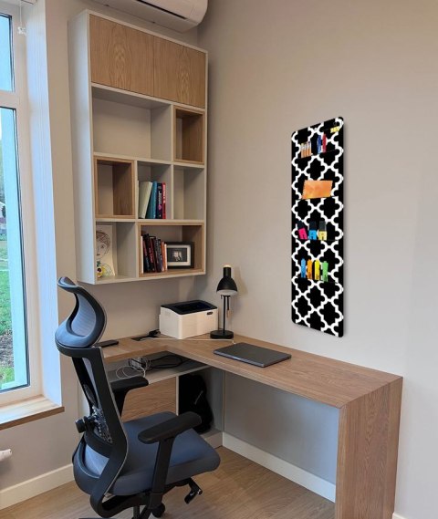 Organizer ścienny z filcu Bertoni Maroco Night 25×95 cm - antracyt, nadruk HD, kieszenie, dekoracyjny i praktyczny