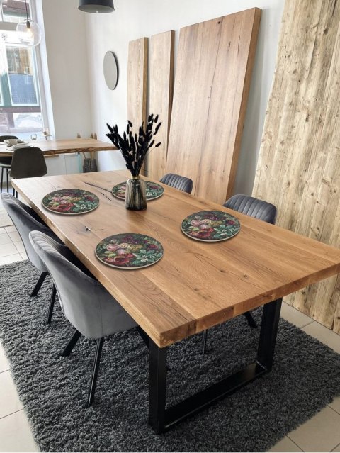 Zestaw 4 podkładek okrągłych 33 cm - gruby filc 4 mm, odporne na gorąco, dekoracyjne, wzór Bukiet - Bertoni