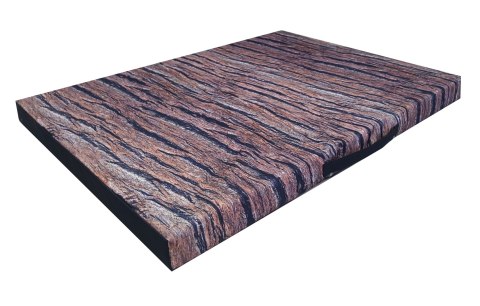 Legowisko materac dla psa XXL 110×80×5 cm - pianka, wodoodporny pokrowiec, nadruk „Akacja", Bertoni