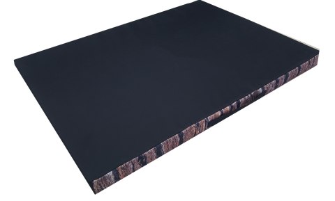 Legowisko materac dla psa XXL 110×80×5 cm - pianka, wodoodporny pokrowiec, nadruk „Akacja", Bertoni