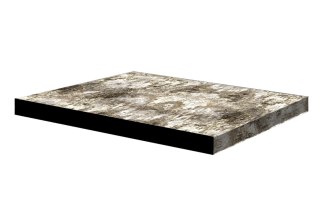 Legowisko materac dla psa XXL 110×80×5 cm - pianka, wodoodporny pokrowiec, nadruk „Brzoza", Bertoni