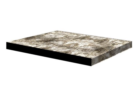 Legowisko materac dla psa XXL 110×80×5 cm - pianka, wodoodporny pokrowiec, nadruk „Brzoza", Bertoni