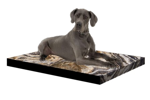 Legowisko materac dla psa XXL 110×80×5 cm - pianka, wodoodporny pokrowiec, nadruk „Montana", Bertoni