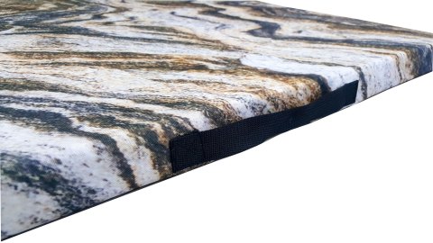 Legowisko materac dla psa XXL 110×80×5 cm - pianka, wodoodporny pokrowiec, nadruk „Montana", Bertoni