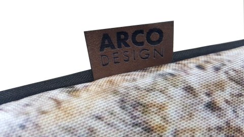 Legowisko materac dla psa XXL 110×80×5 cm - pianka, wodoodporny pokrowiec, nadruk „Montana", Bertoni