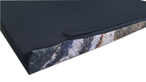 Legowisko materac dla psa XXL 110×80×5 cm - pianka, wodoodporny pokrowiec, nadruk „Montana", Bertoni
