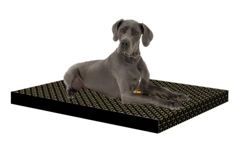 Materac ortopedyczny dla psa ORTO XXL 110×80×7 cm - nadruk Korona, pianka memory, wodoodporny pokrowiec, Bertoni