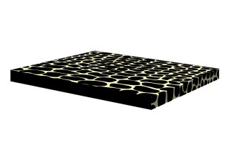 Materac ortopedyczny dla psa ORTO XXL 110×80×7 cm - nadruk Krokodyl, pianka memory, wodoodporny pokrowiec, Bertoni