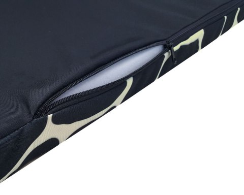 Materac ortopedyczny dla psa ORTO XXL 110×80×7 cm - nadruk Krokodyl, pianka memory, wodoodporny pokrowiec, Bertoni