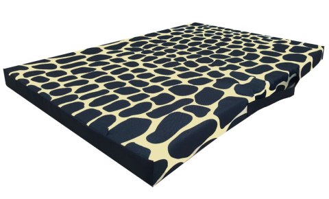Materac ortopedyczny dla psa ORTO XXL 110×80×7 cm - nadruk Krokodyl, pianka memory, wodoodporny pokrowiec, Bertoni