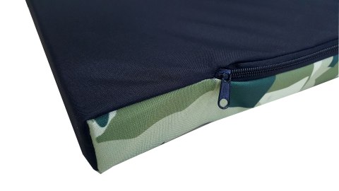 Materac ortopedyczny dla psa ORTO XXL 110×80×7 cm - nadruk Moro, pianka memory, wodoodporny pokrowiec, Bertoni