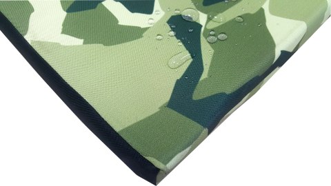 Materac ortopedyczny dla psa ORTO XL 80×55×7 cm - nadruk Moro, pianka memory, wodoodporny pokrowiec, Bertoni