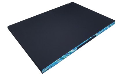 Materac ortopedyczny dla psa ORTO XL 80×55×7 cm - nadruk Mosaic, pianka memory, wodoodporny pokrowiec, Bertoni