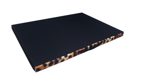 Materac ortopedyczny dla psa ORTO XL 80×55×7 cm - nadruk Panterka, pianka memory, wodoodporny pokrowiec, Bertoni