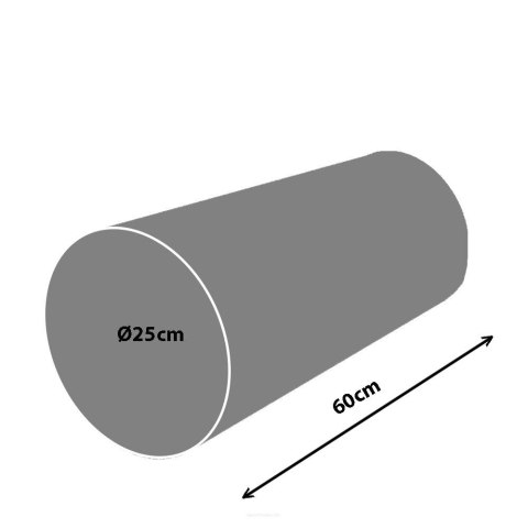 Poduszka Wałek z pianki memory - ZEBRA NEW - Ø25x60 cm