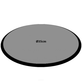 Poduszka na krzesło z Codury UFO CZARNA