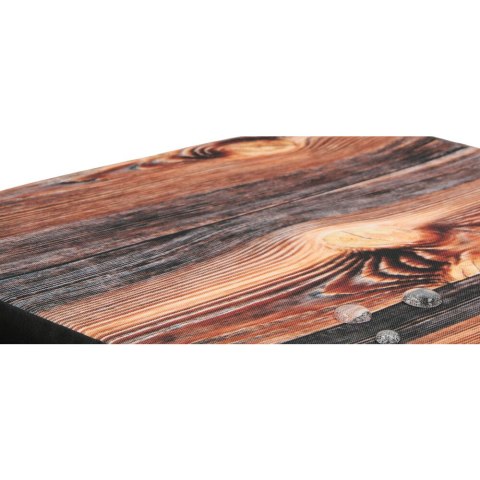 Poduszka ogrodowa na krzesło TIP 40x40 - DREWNO, wodoodporna, zdejmowany pokrowiec