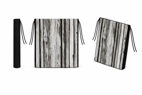 Poduszka ogrodowa na krzesło TIP 40x40 - FIORD, wodoodporna, zdejmowany pokrowiec