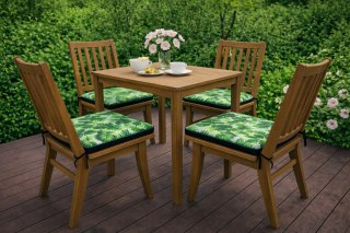 Poduszka ogrodowa na krzesło TIP 40x40 - IBIZA DAY, wodoodporna, zdejmowany pokrowiec