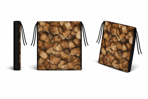 Poduszka ogrodowa na krzesło TIP 40x40 - POLANA, wodoodporna, zdejmowany pokrowiec