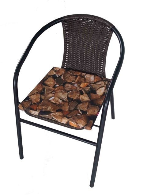 Poduszka ogrodowa na krzesło TIP 40x40 - POLANA, wodoodporna, zdejmowany pokrowiec