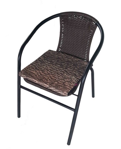 Poduszka ogrodowa na krzesło TIP 40x40 - ROBINA, wodoodporna, zdejmowany pokrowiec