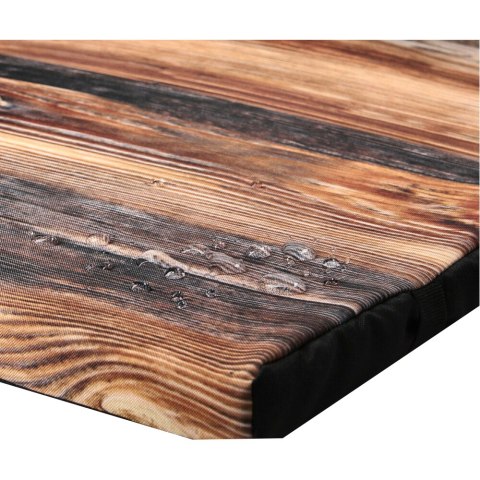 Poduszka wodoodporna na krzesło z oparciem TIP 80x40 cm Drewno