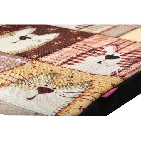 Poduszka wodoodporna na krzesło z oparciem TIP 80x40 cm Pexeso Beige