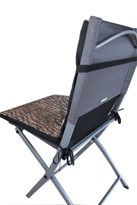 Poduszka wodoodporna na krzesło z oparciem TIP 80x40 cm Robina