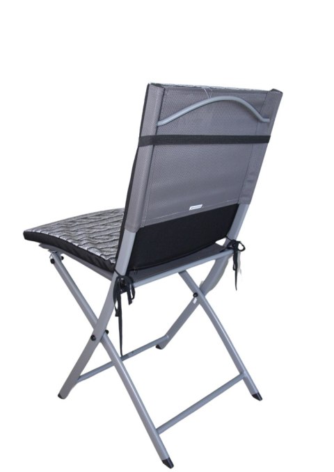 Poduszka wodoodporna na krzesło z oparciem TIP 80x40 cm Warkocz