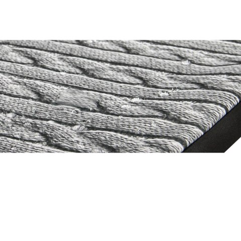 Poduszka wodoodporna na krzesło z oparciem TIP 80x40 cm Warkocz