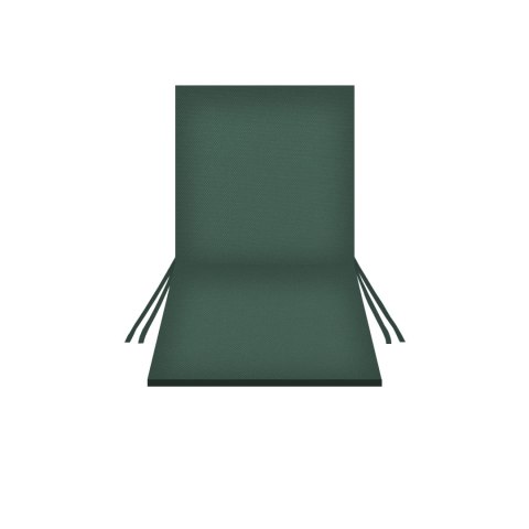 Poduszka wodoodporna na krzesło z oparciem TIP 80x40 cm ZIELEŃ BUTELKOWA