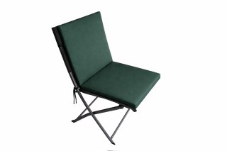 Poduszka wodoodporna na krzesło z oparciem TIP 80x40 cm ZIELEŃ BUTELKOWA