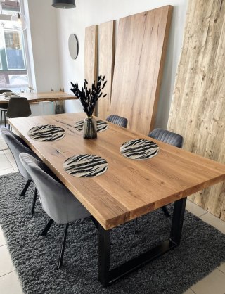 Zestaw 4 podkładek okrągłych na stół 4D 33 cm - ZEBRA NEW | Ekologiczny filc, nadruk HD, pranie 40 °C, Bertoni