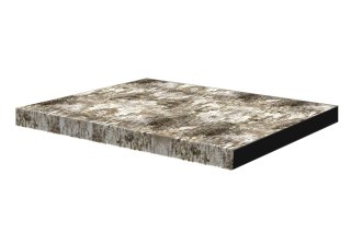 Legowisko materac dla psa XL 80×55×5 cm - pianka, wodoodporny pokrowiec, nadruk „Brzoza", Bertoni