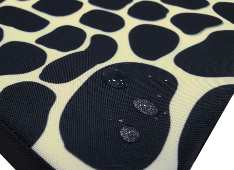 Legowisko materac dla psa XL 80×55×5 cm - pianka, wodoodporny pokrowiec, nadruk „Krokodyl", Bertoni