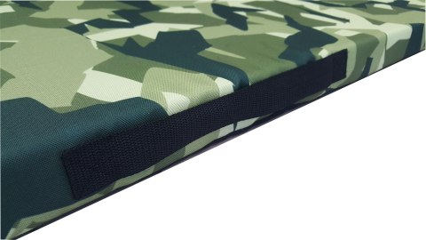 Legowisko materac dla psa XL 80×55×5 cm - pianka, wodoodporny pokrowiec, nadruk „Moro", Bertoni