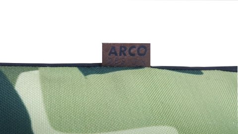 Legowisko materac dla psa XL 80×55×5 cm - pianka, wodoodporny pokrowiec, nadruk „Moro", Bertoni