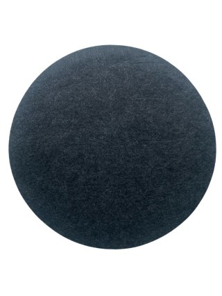 Podkładka filcowa na stół Koło fi 33 cm - antracytowa , dekoracyjna, odporna na ciepło, Bertoni